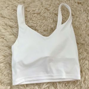 aerie xs tank top, white